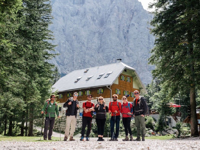 Mini-huttentocht Mt Triglav georganiseerde huttentocht Slovenië